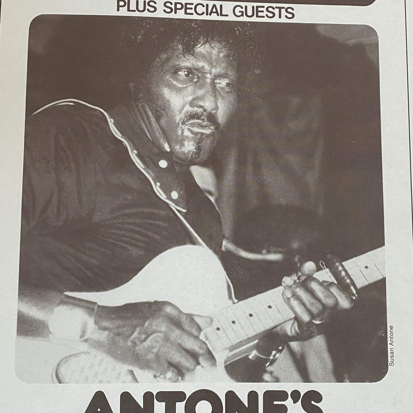 1988 Albert Collins Poster 11x17 Antone's Austin Texas Blues The Icebreakers