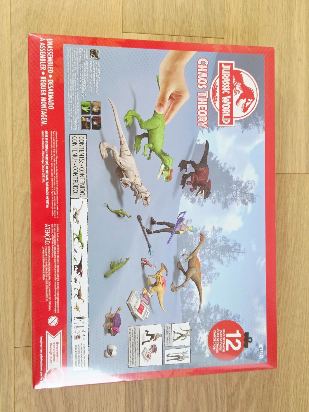 Jurassic World Chaos Theory Advent Calendar 2025 Mattel | Brand New | Fast Ship