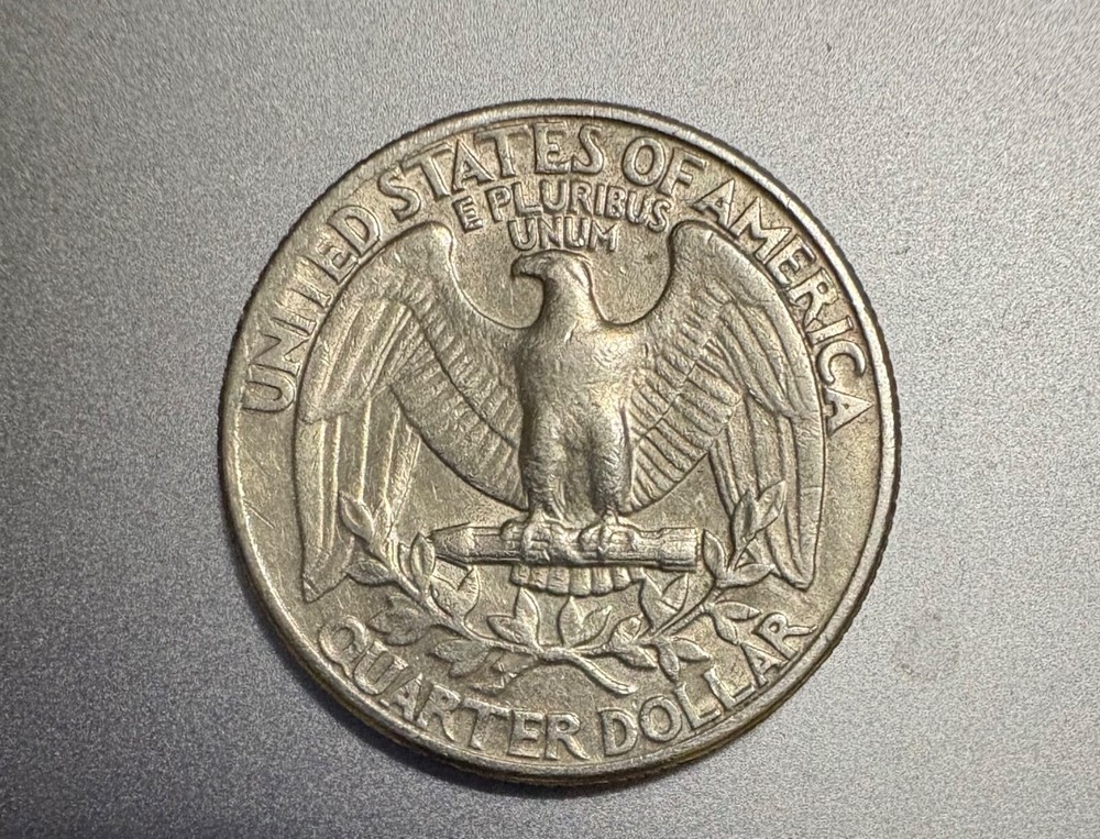 1979 Quarter Error Filled Mint Mark. Mint Error Circle On The Front.