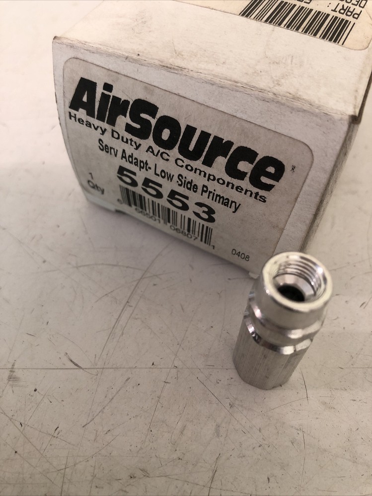 GENUINE AIR SOURCE SERV ADAPTOR LOW SIDE PRIMARY 5553 NEW OEM