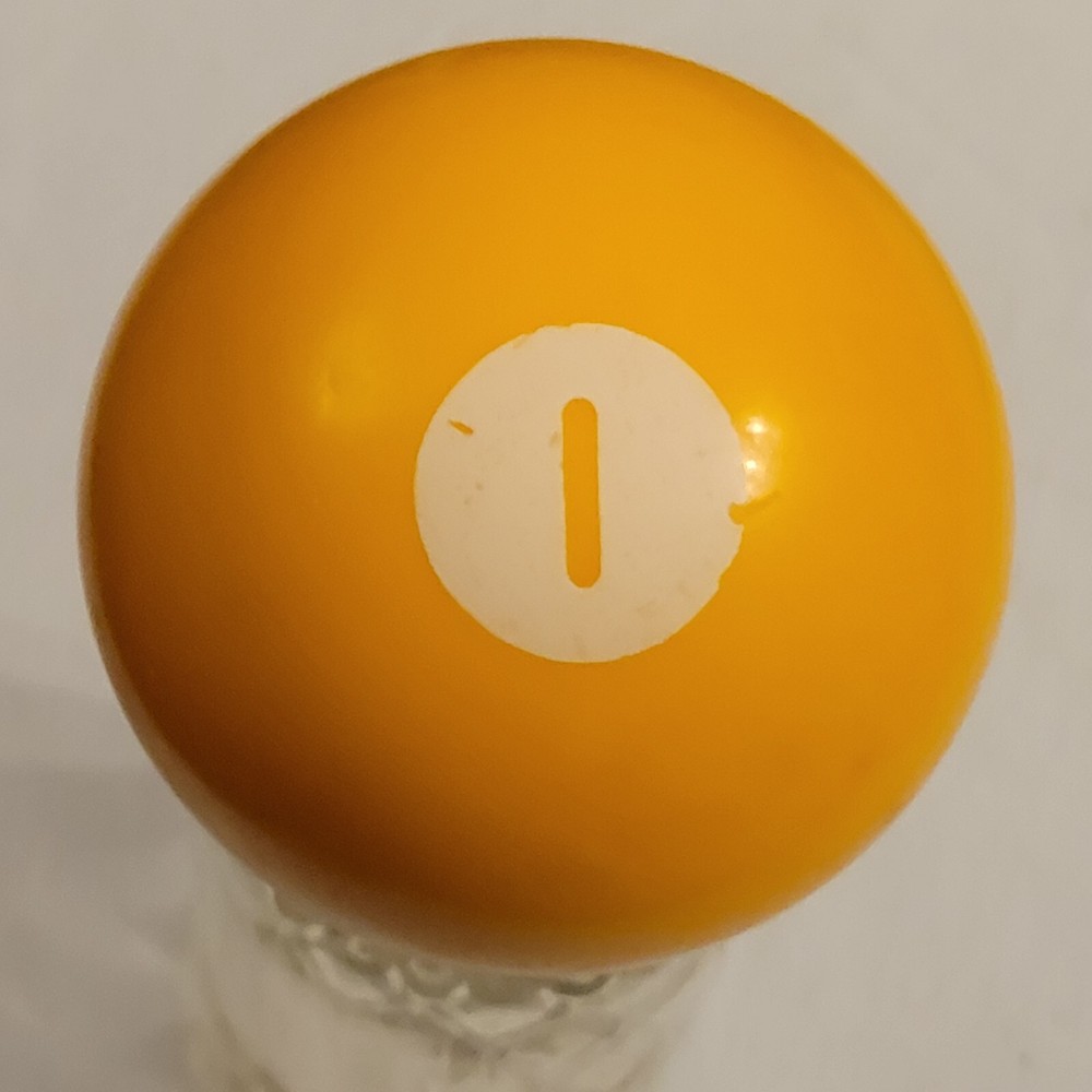Vintage Number 1 Solid Yellow Replacement Pool Ball
