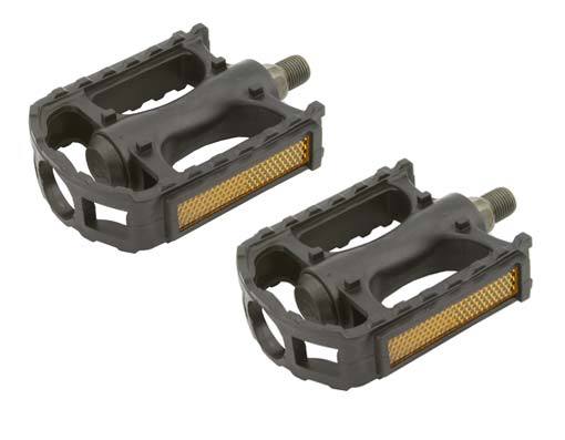 New! Bicycle PVC Pedalss 822 1/2" Black.