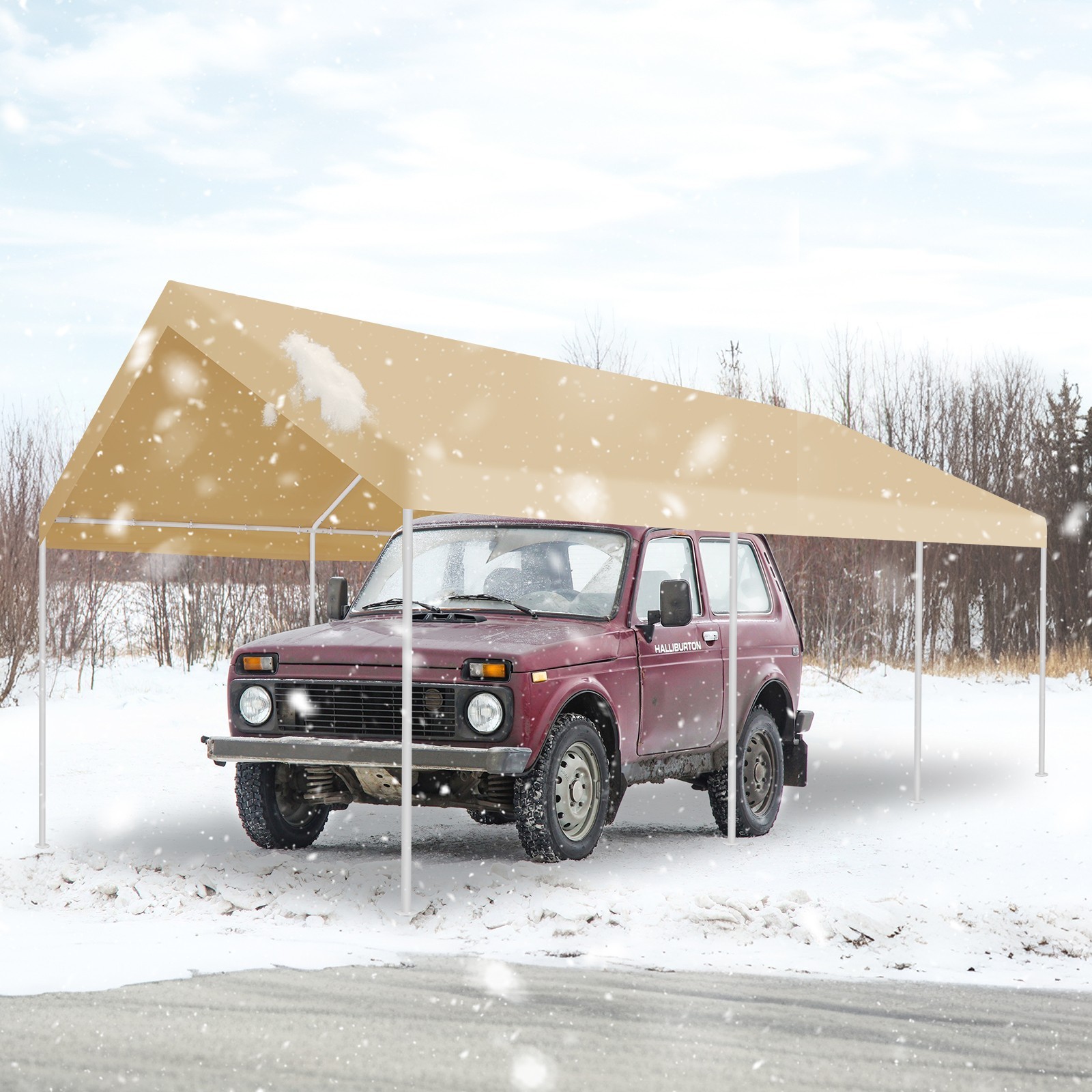 12x20 Carport Canopy Shelter Garage Heavy Duty Outdoor Tent