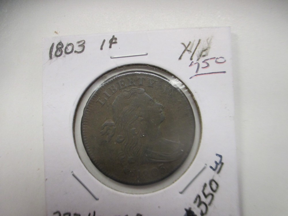 1803 Draped Bust Large Cent 1C-VF