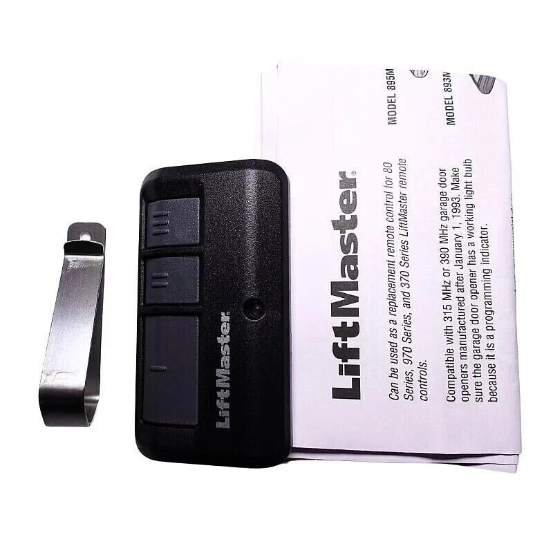 2 PACK LiftMaster 893MAX 3 Button Visor Remote Control Garage Door Opener