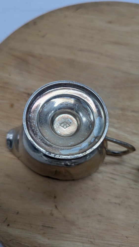 Silver Plate Creamer & Sugar Petite