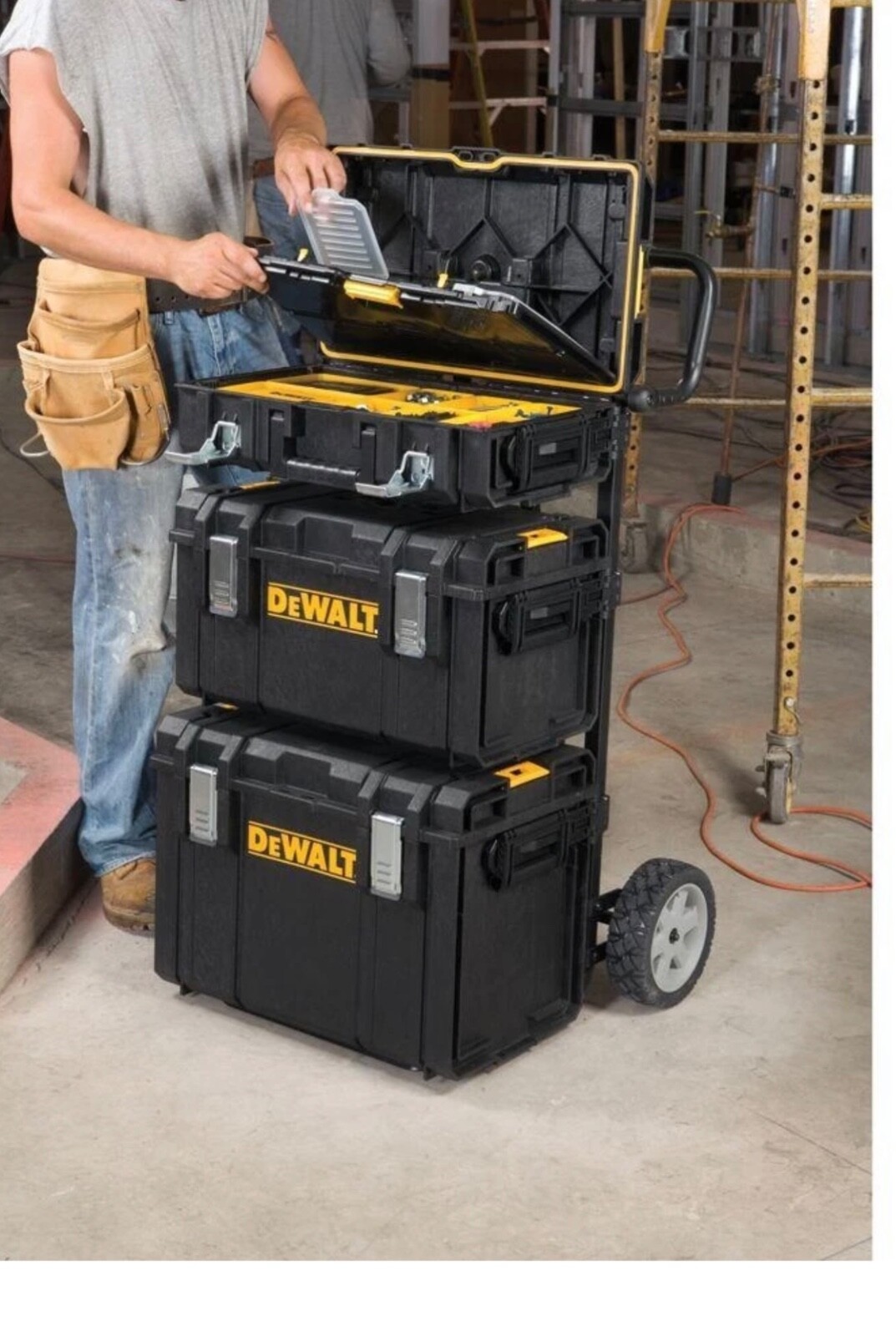 DeWALT DWST08210 TOUGHSYSTEM DS L-Cart Tool Box Case Carrier