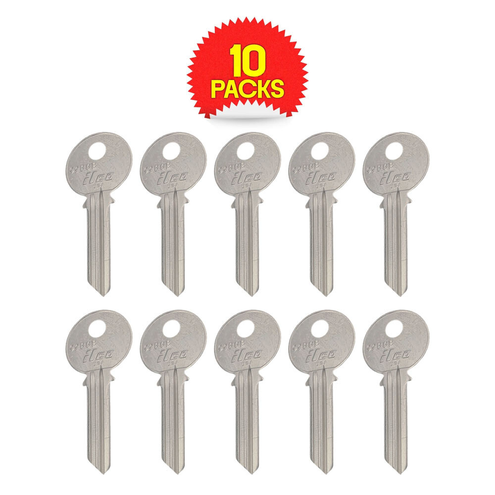998GB Key Blank – Nickel