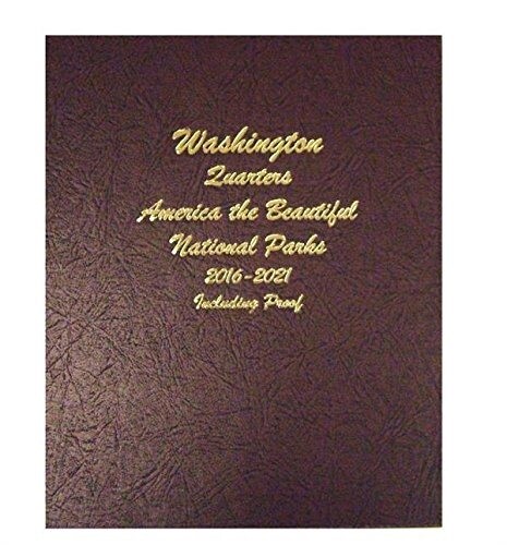 Dansco Coin Album For National US Parks ATB Quarters w/ Proofs 2016-2021 8147
