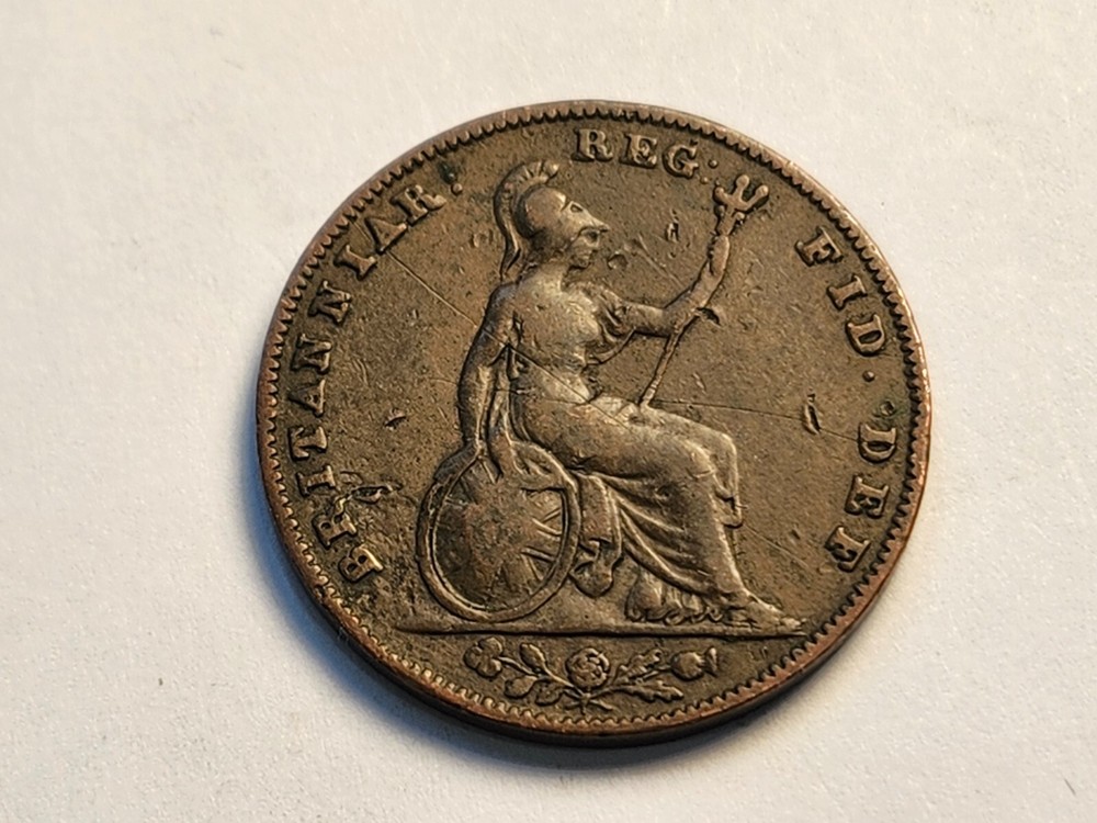 1839 Great Britain Farthing 1147