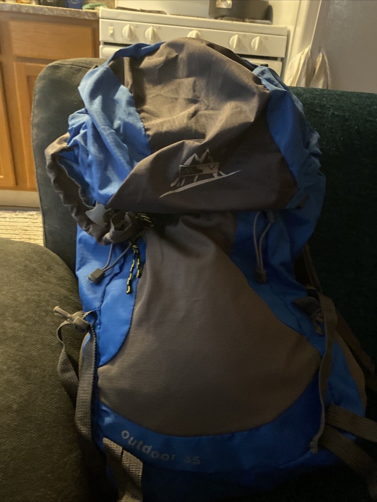 MV  35L hiking backpacking outdoors backpack blue