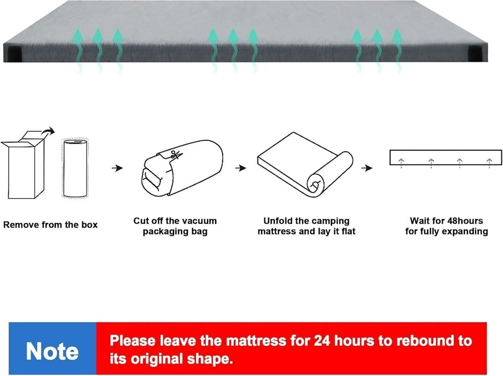 Memory Foam Camping Mattress Pad