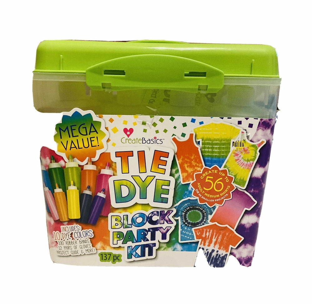 Tie-Dye Block Party Kit 137pc with Case Craft Create