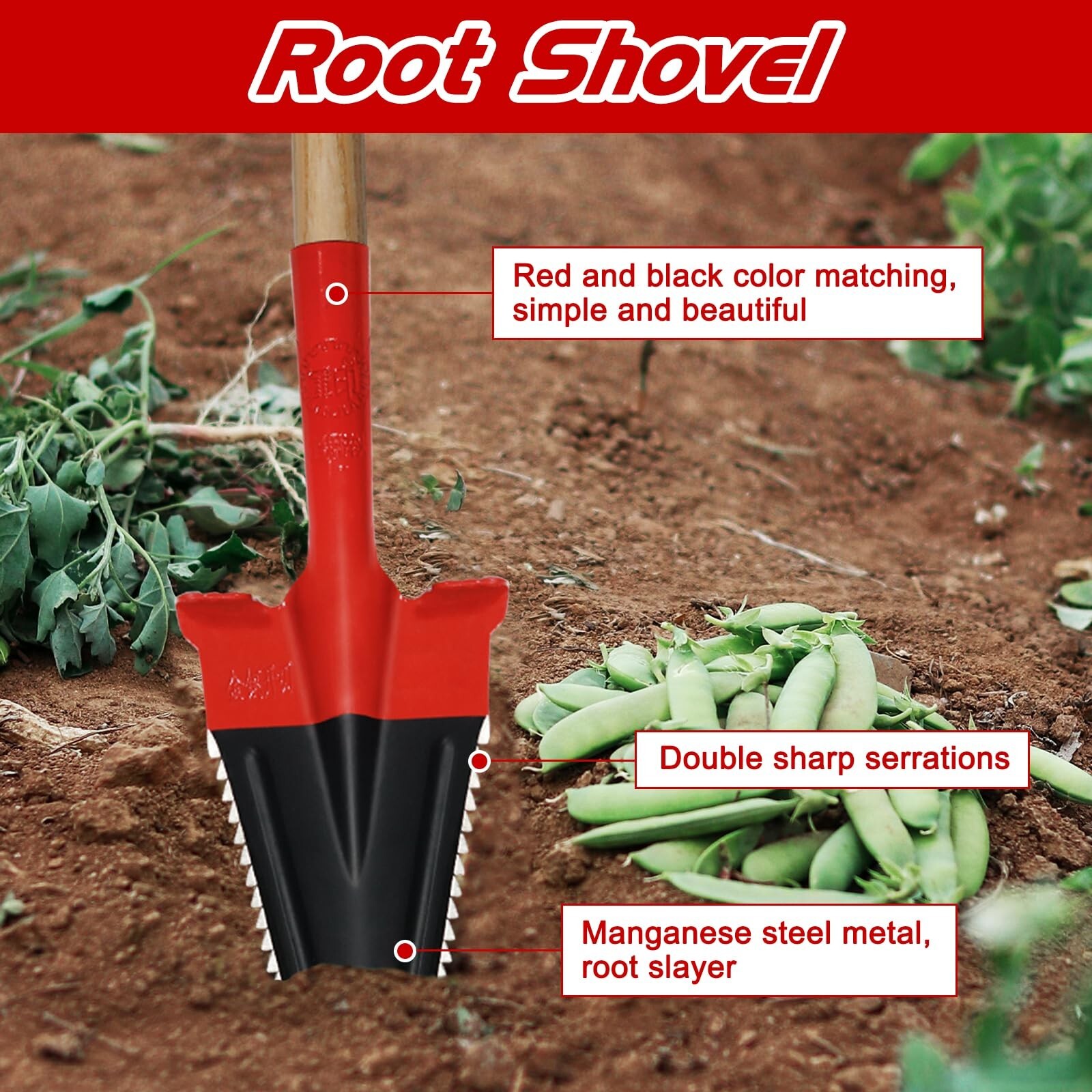 Garden Shovel/Saw Root Assassin Slayer Landscape Tree Planting Root Shovel Garde