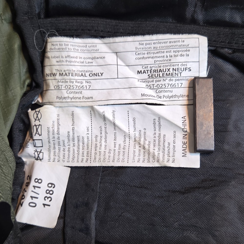 Dickies Green Daypack Backpack Camping Hiking Mesh Side Pockets