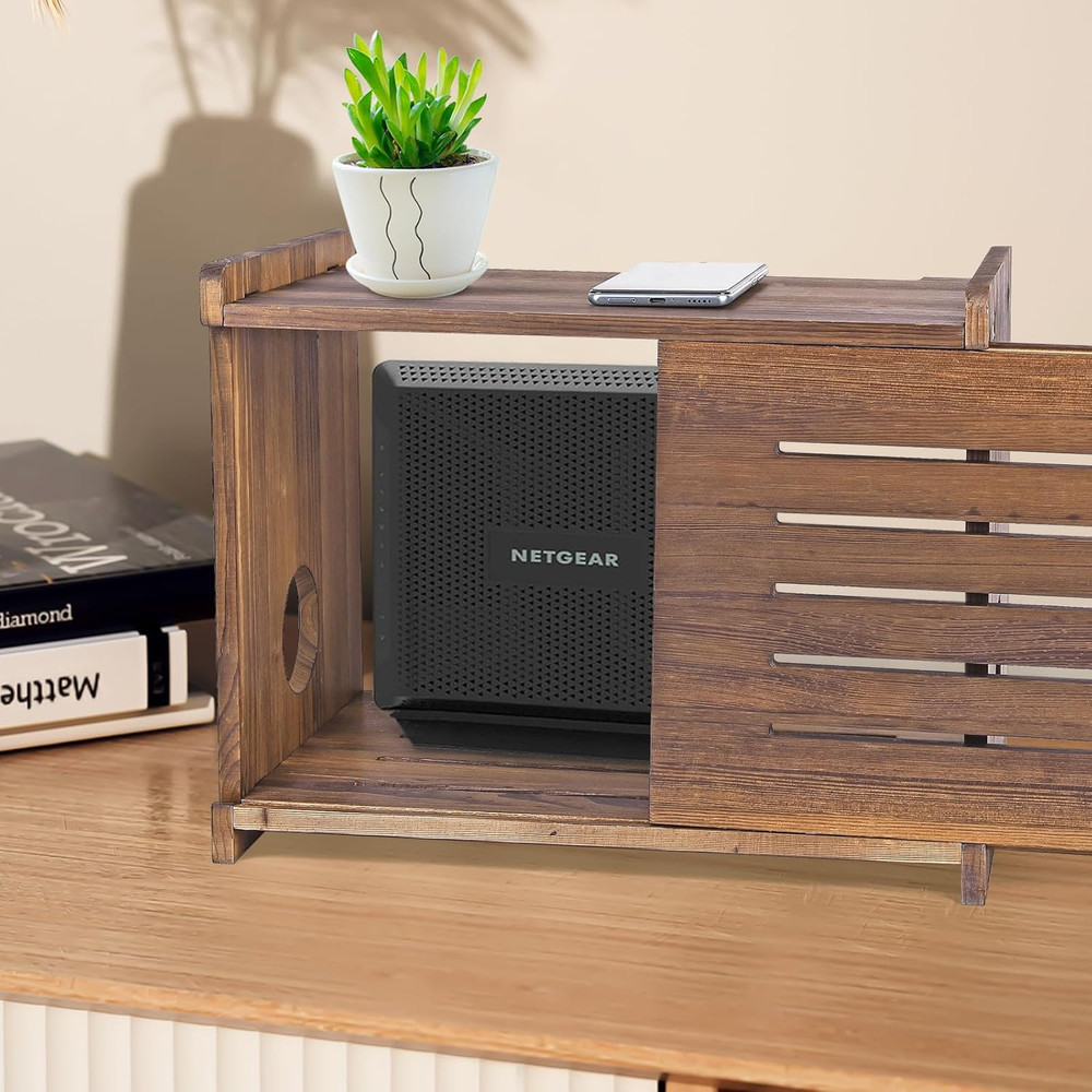 Router Shelf Projector Shelf Projector Stand Router Storage Box Modem Cable Rout