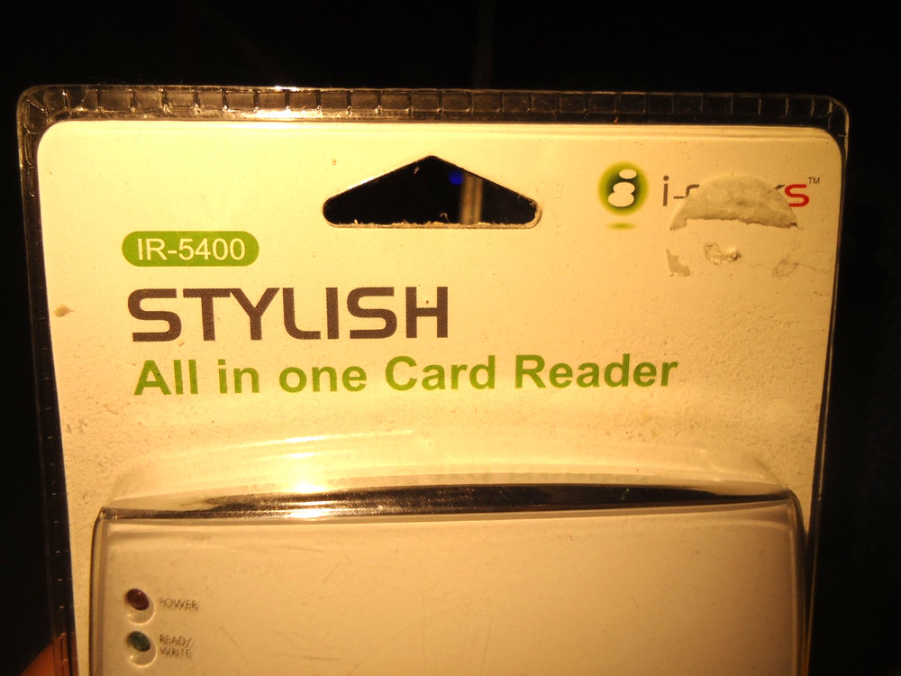 I-rocks IR-5400 STYLISH Multi Card White Reader