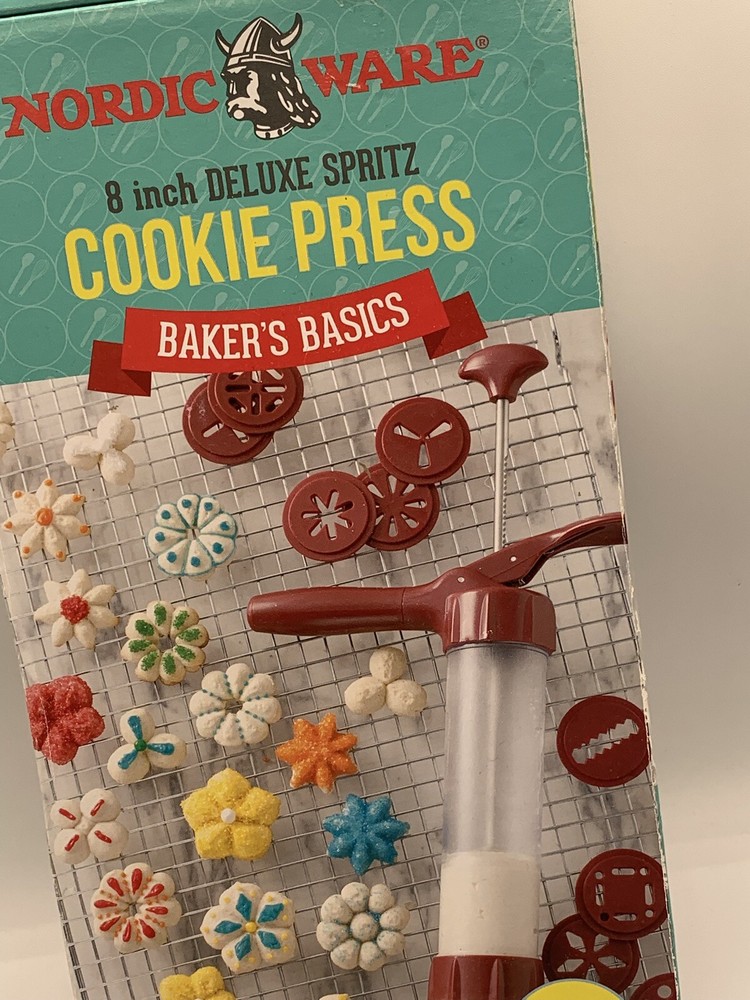 Nordic Ware Baker's Basic 8" Deluxe Spritz Cookie Press