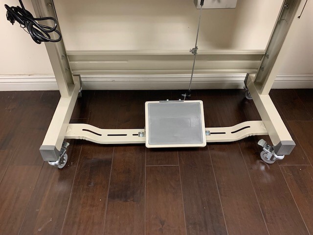 Heavy-Duty "L" Legs Industrial Sewing Table Stand with Wheels (Legs & Wheels)