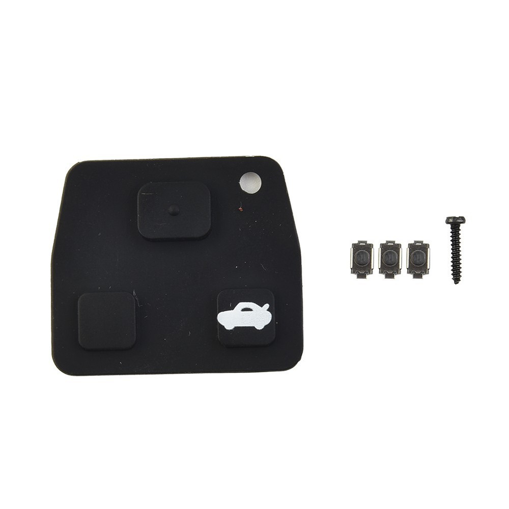 Key Button Pad Key Shell 3Button Auto Care Car Accessories Car Remote Key Case