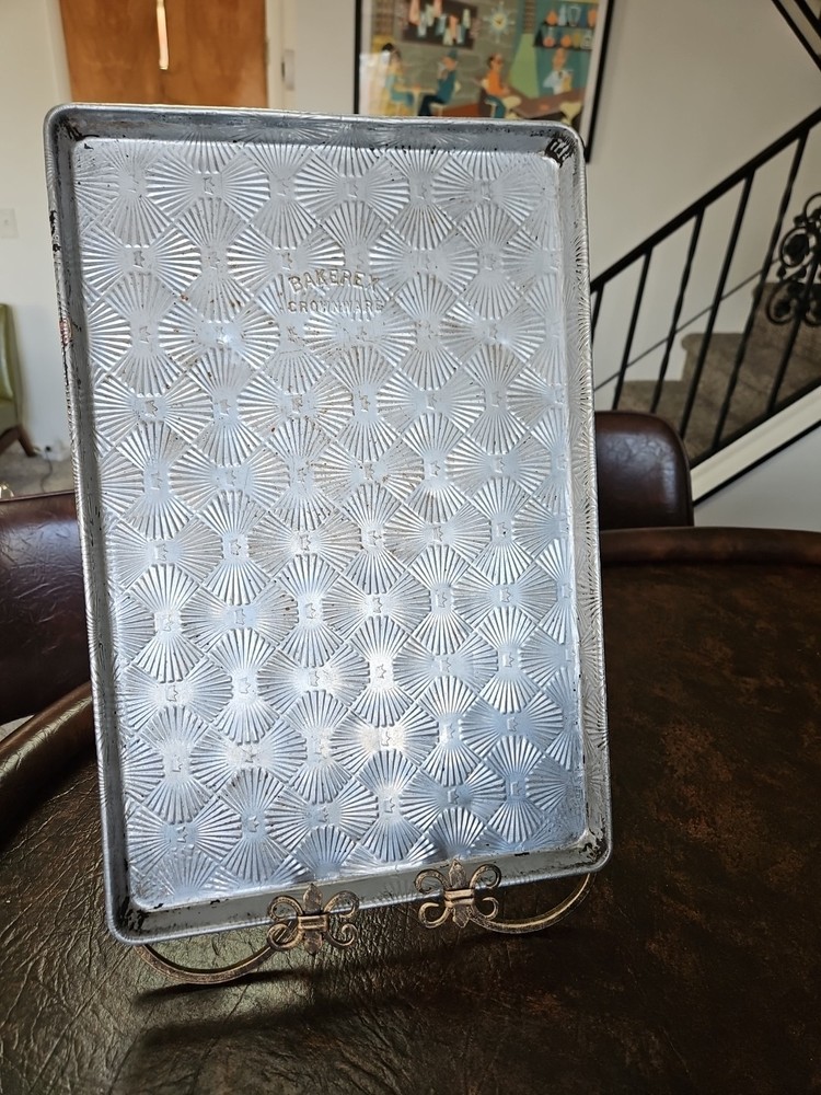 Vintage BAKEREX CROWNWARE Baking Pan 18" × 12" Rare