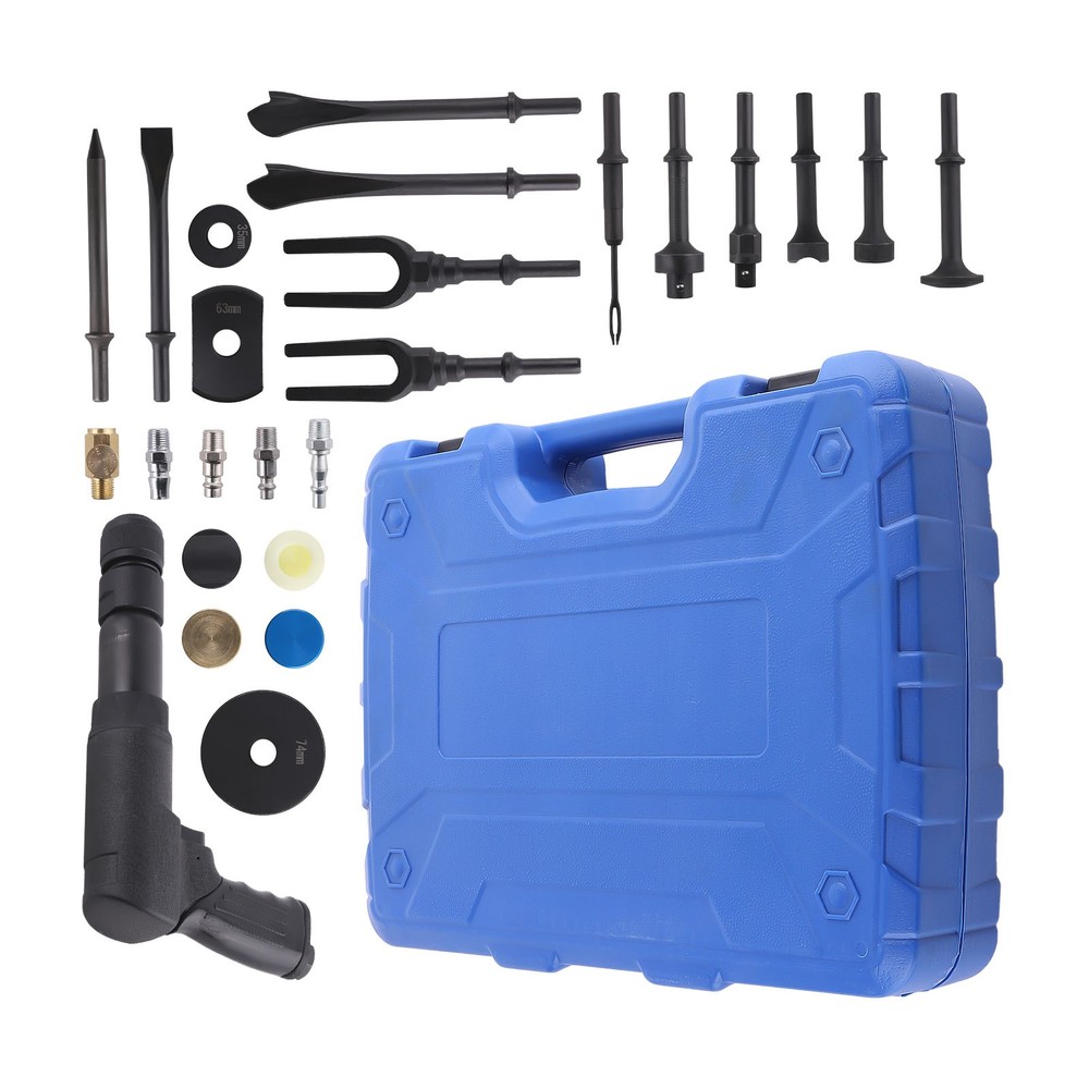 Air Hammer Chisel Tool Kit Set Pneumatic Heavy Duty Multi-functional Hammer