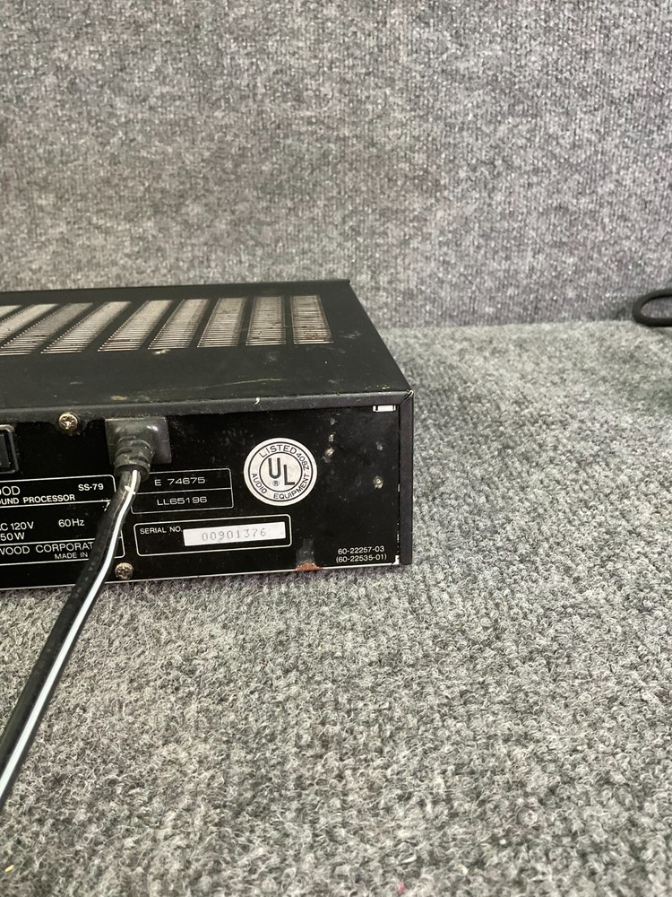 Kenwood SS‑79 Processor AV Surround Sound with Digital Delay System