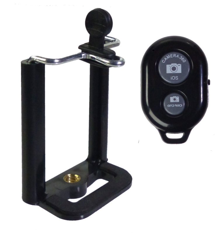 ALZO Smartphone Mount with Bluetooth Shutter Release for Photography and Video