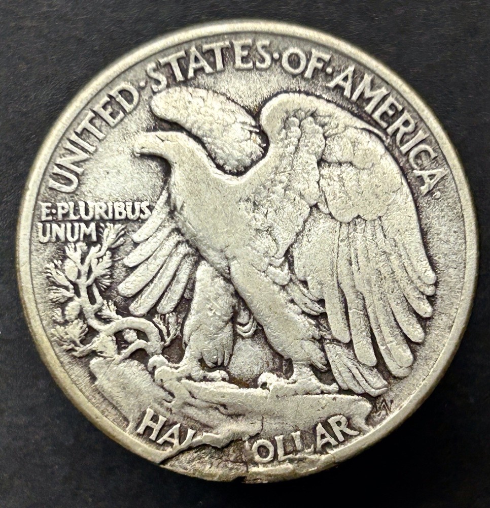 Mint Error 1944 Walking Liberty 90% Silver Half Dollar