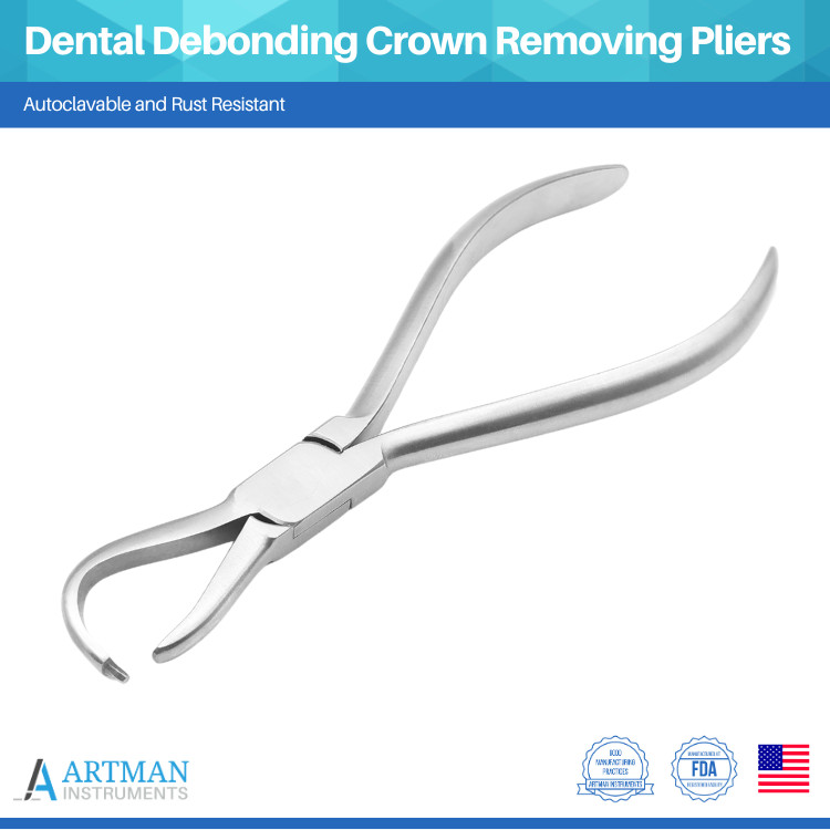 Artman Instruments Dental Debonding Crown Removing Pliers