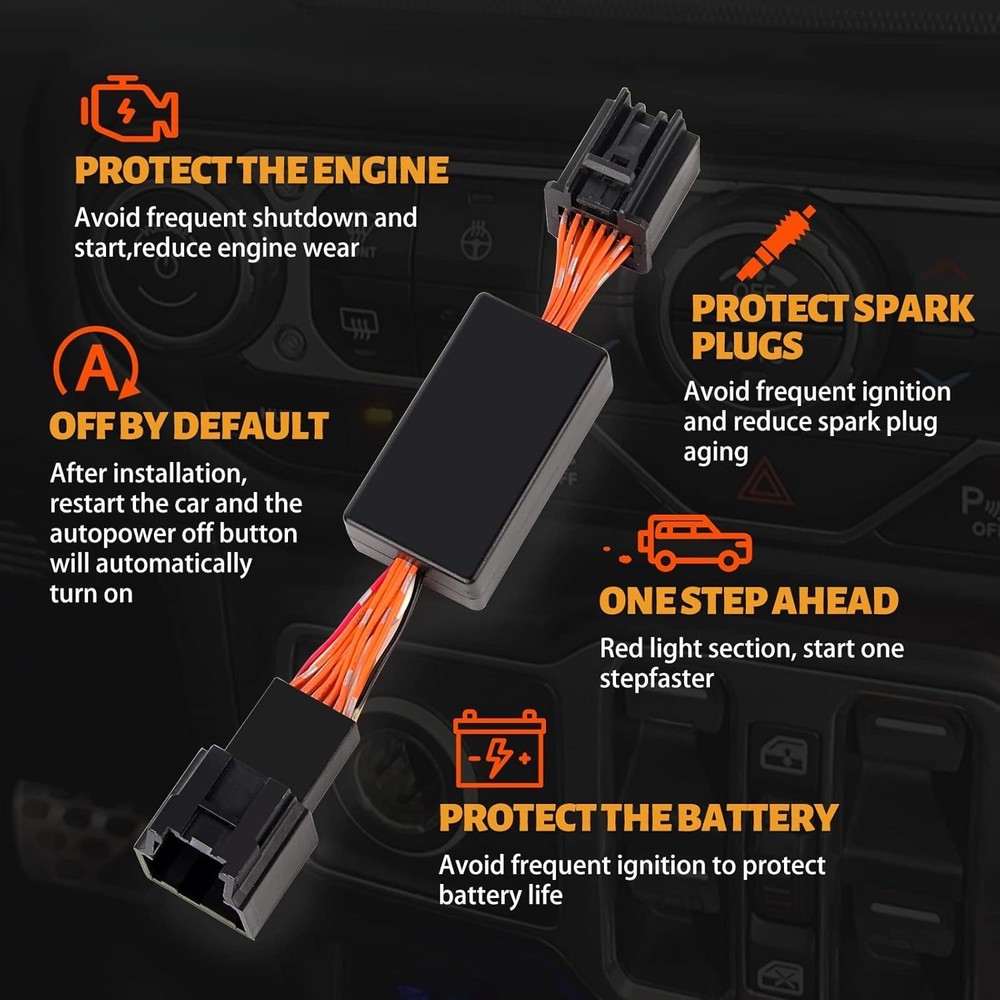 Auto Start Stop Eliminator for Jeep Wrangler 2018-2024