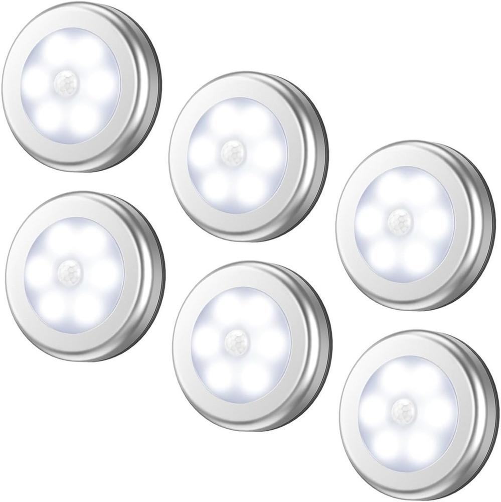Upgraded 3.15” Motion Sensor Light, Cordless Battery-Powered LED Night Light, St