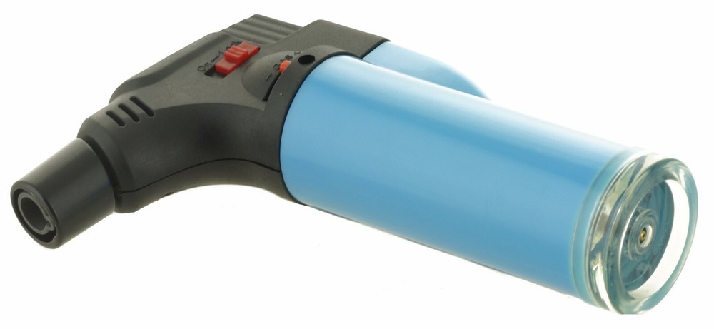 4 Pack Jumbo 4" Jet Flame Torch Gun Lighter Refillable Lockable Windproof Neon