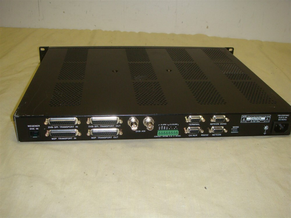 WEGENER UNITY UMX4010 UNITYMUX 4010 DATA MULTIPLEXER + COMPEL NETWORK CONTROL #2
