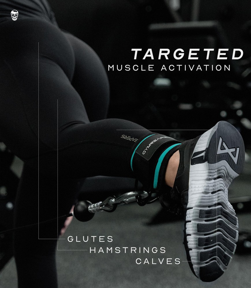 Ankle Straps Pair For Cable Machine Kickbacks Glute Workouts Lower Body Exerc...