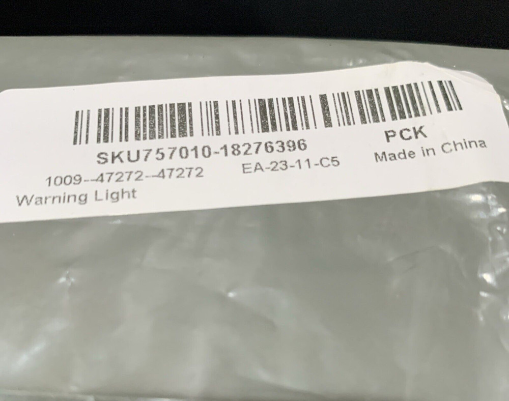 WARNING Light Strobe Flashing Orange Threaded Base DC10-110V NEW