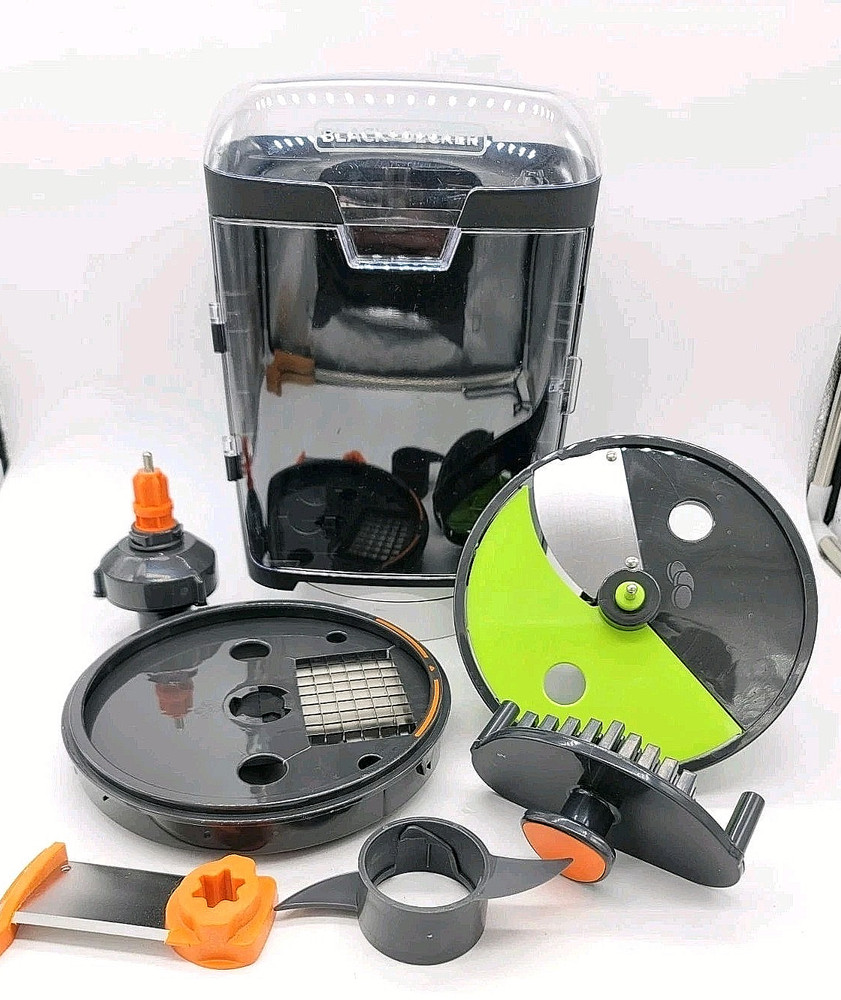 7pc BLACK & DECKER FP6010 Performance Food Processor Accessories & Storage Case