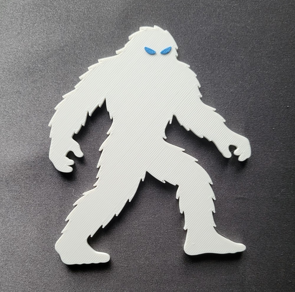 3D Printed Yeti Cryptid Decorative Figure Each Sold Separately