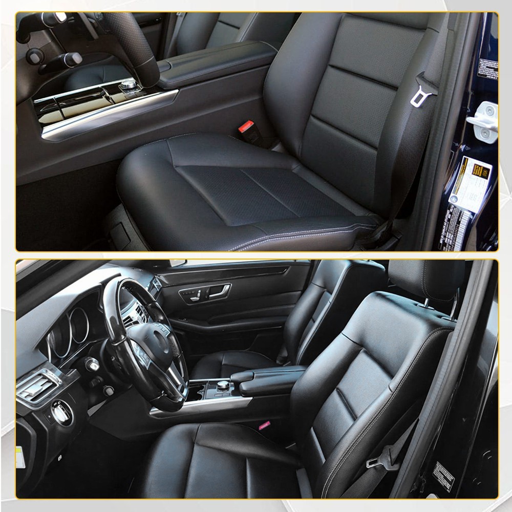 Driver Side Bottom Seat Cover 2010-2014 For Mercedes Benz E350 E550 Sedan Black