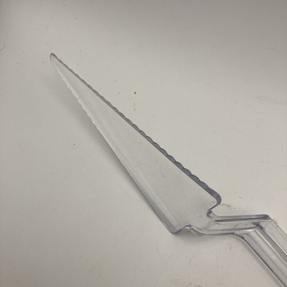 Clear 10” Restaurant Style Pie Cake Server Acrylic Kitchen Tool Serving