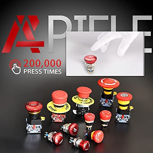 22mm Metal Emergency Stop Push Button Switch 22mm ( 7/8") A Type 22mm Type B