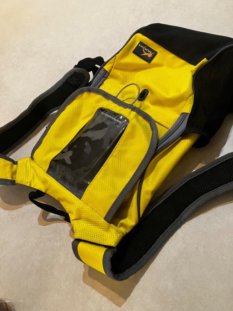 Solar sack day pack with hydration bladder - please read description!