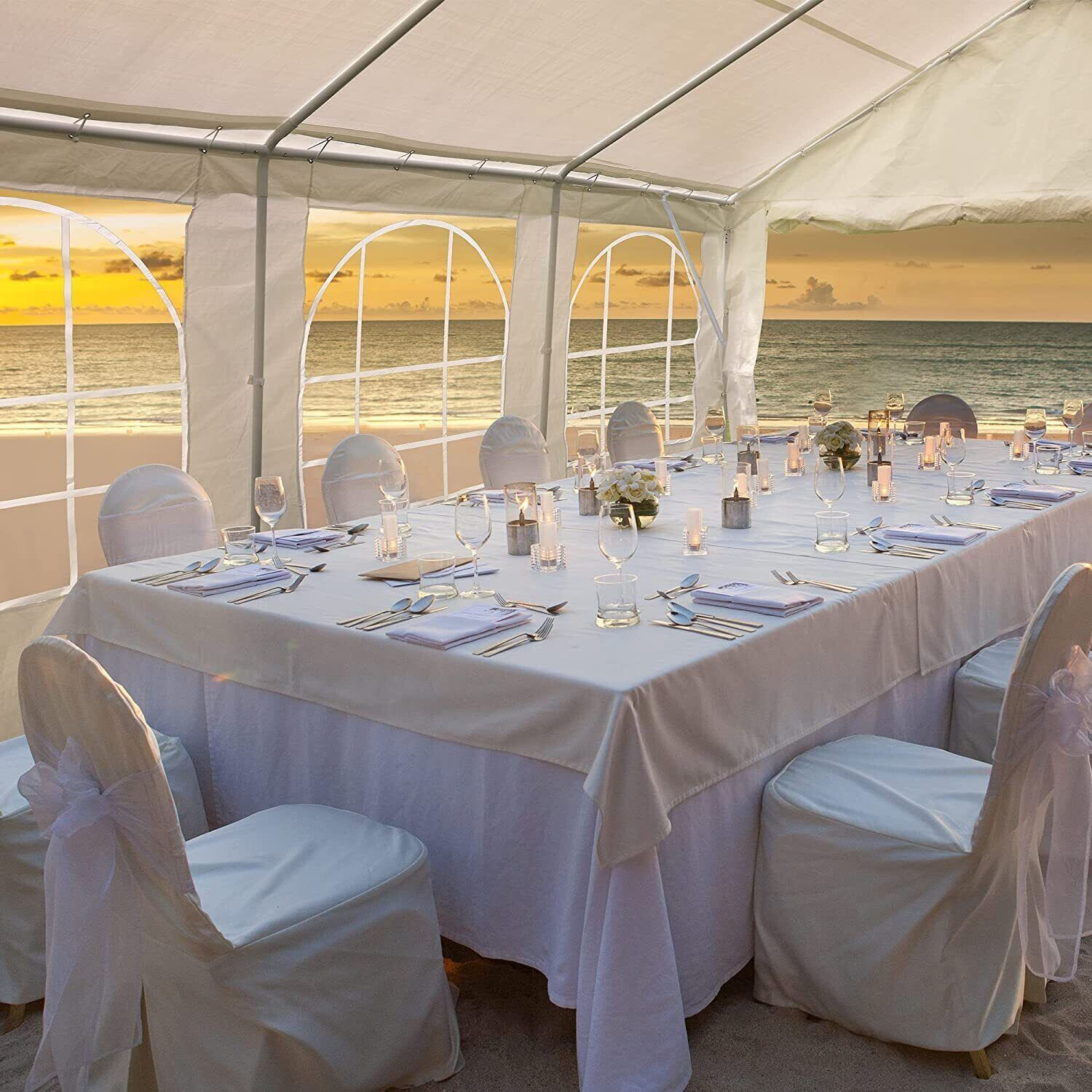 16' x20' Outdoor Commercial Party Tent Heavy Duty Wedding Canopy Gazebo Pavilion