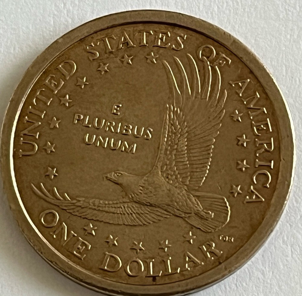 2000-P Sacagawea Dollar Wounded Eagle / Speared Eagle Variety. FS901 CIRCULATED!