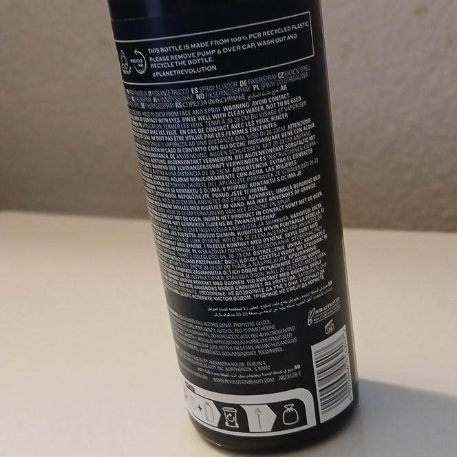 Makeup Revolution Matte Fix Oil Control Setting Spray 3.38 fl oz 100ml Clear