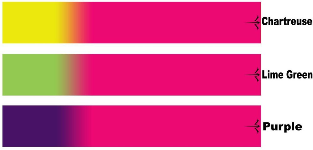 White Water Archery Pink Fade Solid 3 Arrow Wraps 15 Pc Pack Many Color Options