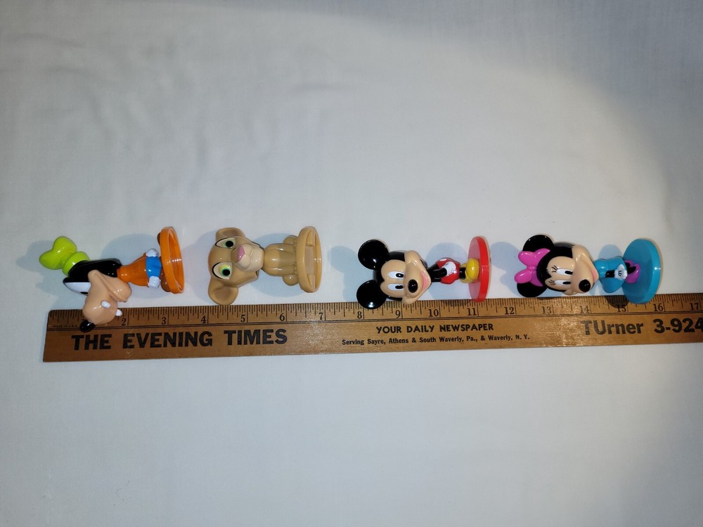 4 Kellogg, Disney "Mickey Mouse" Bobble Heads, 2003