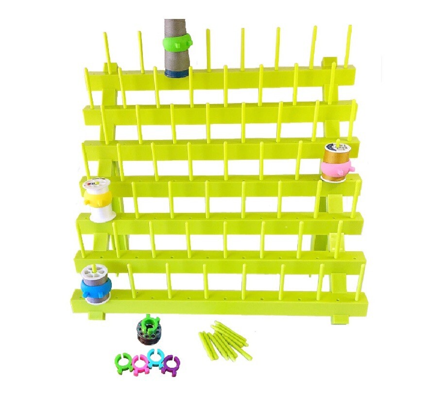 PeavyTailor 70 Spools Thread Holder Thread Rack Thread Organizer White