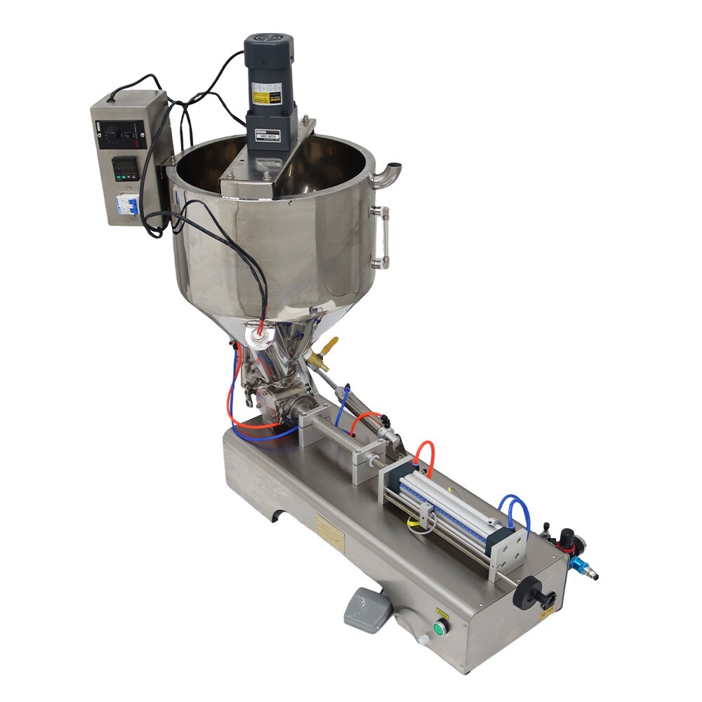 TECHTONGDA® Paste Liquid Filling Machine 10-100ml Mixing&Heating Function One