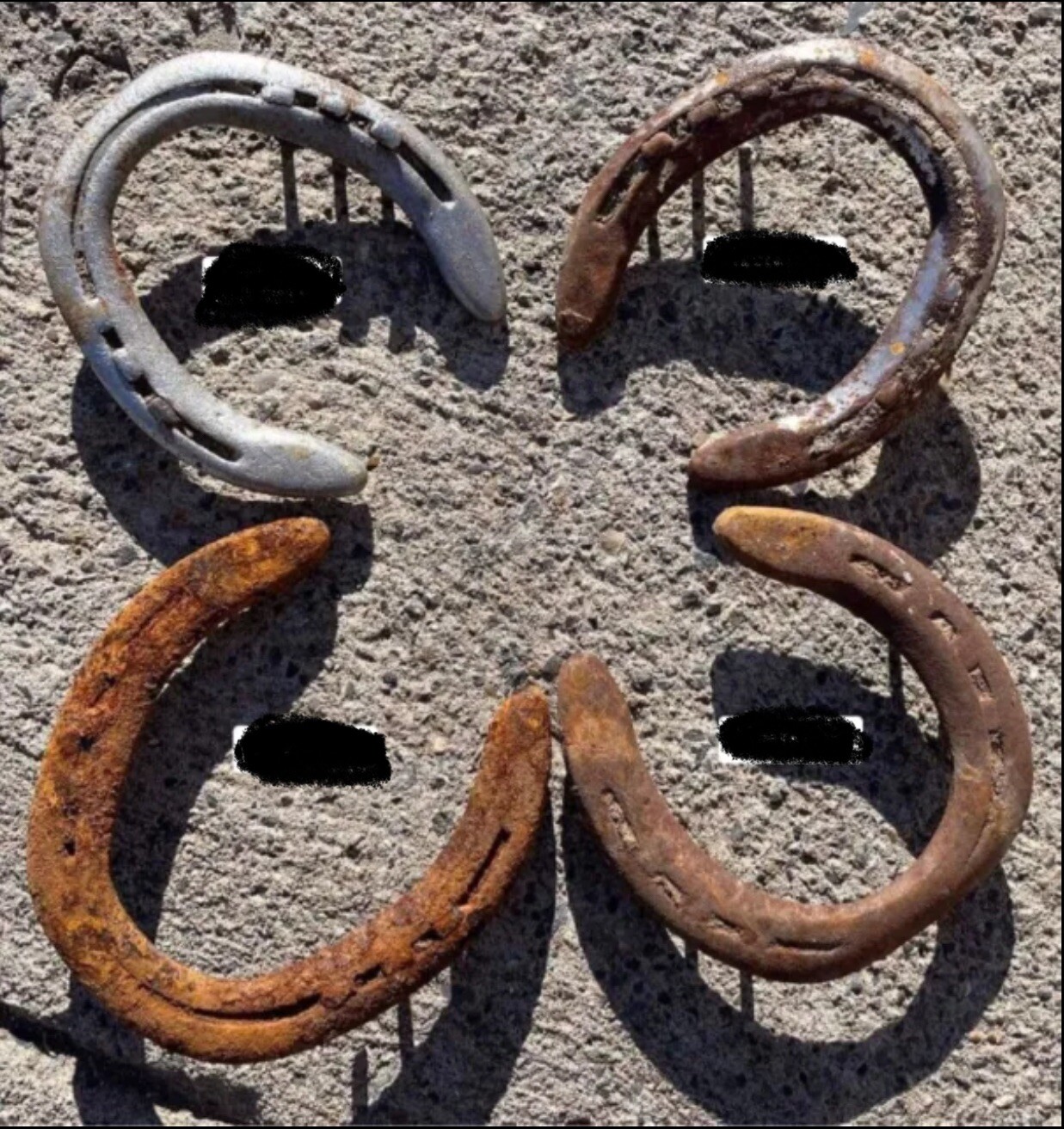 Horse Shoe, Ridden In The Rocky Mountains; Horse Shoes; Horseshoe; Horseshoes